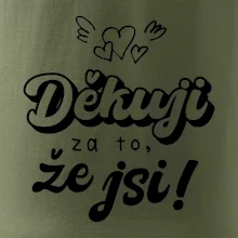 Psací děkuji za to, že jsi
