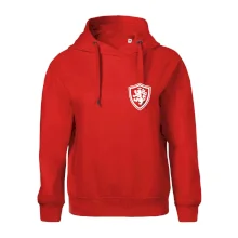 Český lev erb na prsu a na zádech