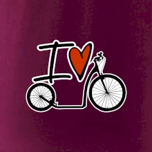 I love koloběžka velké a malé kolo