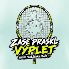 Badminton prasklý výplet