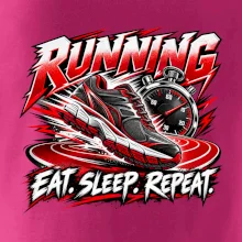 Běžecká bota se stopkami eat sleep repeat