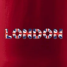 Nápis London vlajka