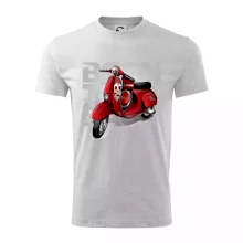 Scooter born to ride red