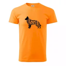 Australský Ovčák - nápis v těle Australský Ovčák - nápis v těle