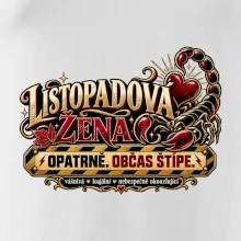 Listopadová žena pozor občas štípe