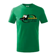 Bagrista v kruhu - vlastní nápis