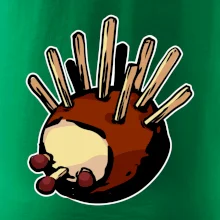 Kaštanový ježeček - prso