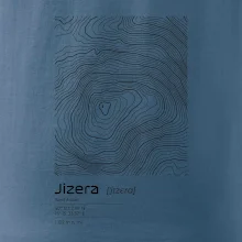 Jizera - vrstevnice v obdélníku