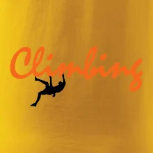 Climbing psací text