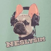 Francouzský buldoček neslyším