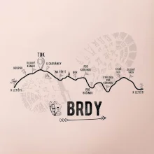 Profil kopců - Brdy