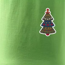 Folklor na prsu vánoční stromek
