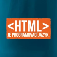 HTML JE PROGRAMOVACÍ JAZYK