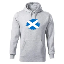 Skotská vlajka kreslená štetcem