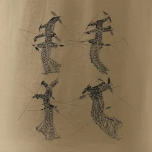 Zkroucený stožár vysokého vedení