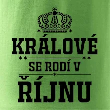 Králové se rodí v řijnu