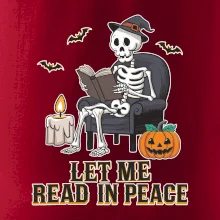 Let me read in peace