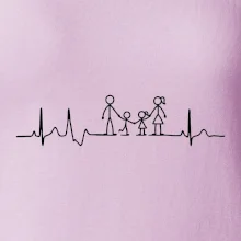 EKG rodina - kluk holka