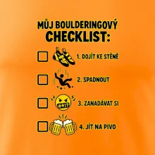Můj boulderingový checklist