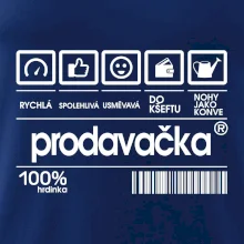 Čárový kód - Prodavačka