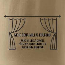 Žena miluje kulturu