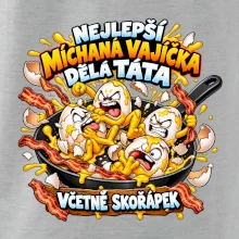Nejlepší míchaná vajíčka dělá táta Včetně skořápek