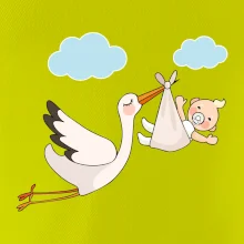 Čáp čekáme miminko - neutrální