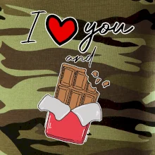 I love you and chocolate