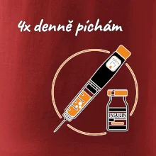 4x denně píchám Insulin