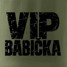 VIP babička černá grunge typografie
