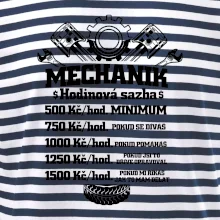 Mechanik - hodinová sazba