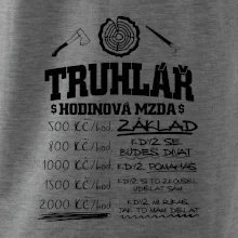 Hodinová mzda truhlář
