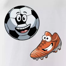Parové triko - Kopačka a míč