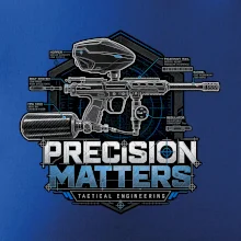 Technický nákres precision matters paintball