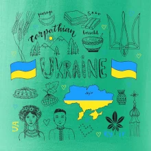 Ukrajina folklor - kreslené obrázky