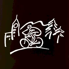 Cyklista na výletě