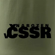 Nápis - Narozen v ČSSR