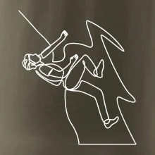 Lezec na skále jedním tahem