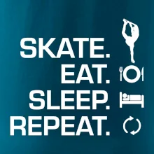Eat sleep skate - lední bruslení