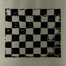 Šachovnice černá kreslená