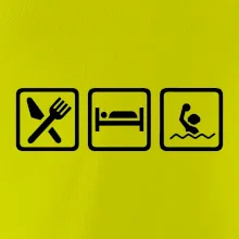 Eat sleep vodní pólo v řadě