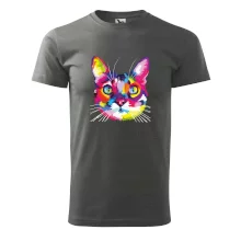 Kočka duhová hlava