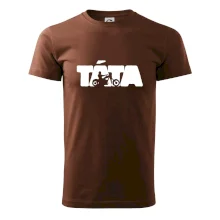 Táta nápis - motorka chopper