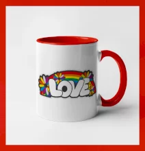 Love s duhou v pozadí