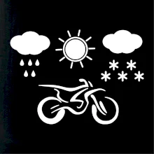 Motorkář za každého počasí - enduro