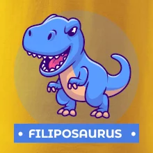 Dinosauří jména - modrý dinosaurus Dinosauří jména - modrý dinosaurus