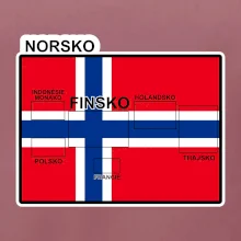 Norsko vlajka další státy