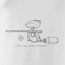 Minimalistický marker stay low shoot straight
