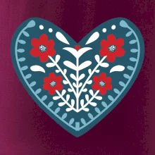 Folklor - srdce modré plné