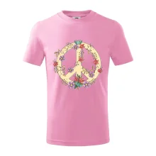 Peace symbol pískový